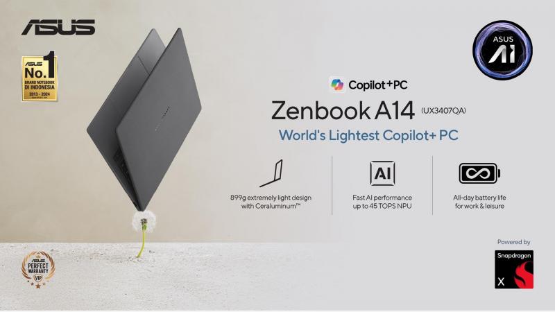 Pilihan Laptop AI ASUS Sebagai Asisten Pribadi Anda